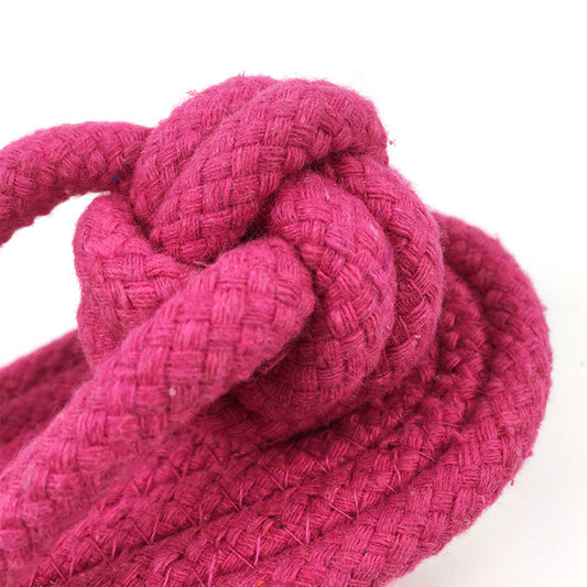 Cotton Rope Slipper Dog Chew Toy
